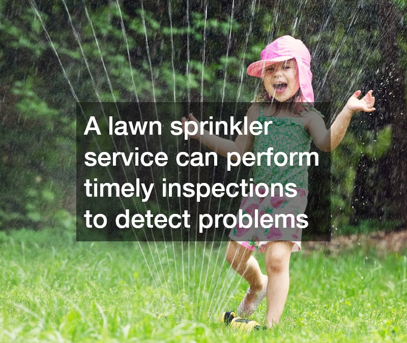 girl playing in a sprinkler